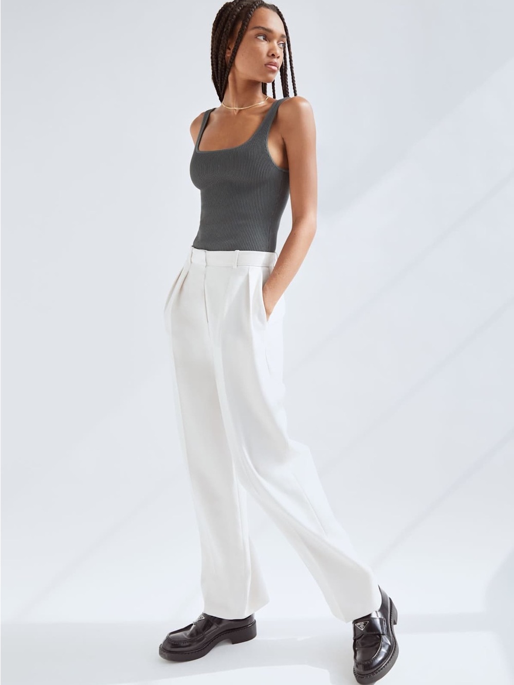 Aritzia Babaton Sculpt Knit Squareneck Tank - Picture 4 of 11